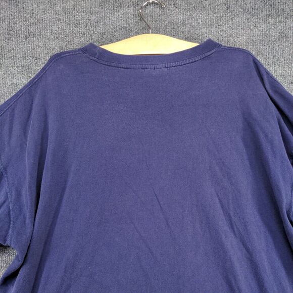 Pro Edge Men's Michigan Wolverines T-Shirt Blue XL Short Sleeve Logo Embroidered - Picture 8 of 13